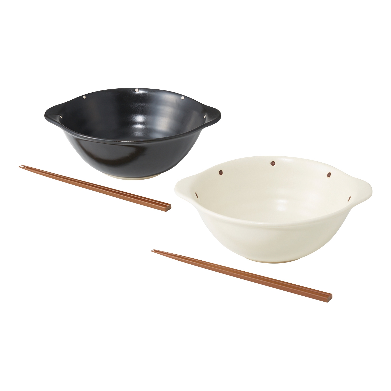 〈美濃焼〉釉変り 箸付耐熱麺鉢
