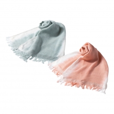 草木染あやめ織マフラー