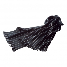 〈武州織技 スピニングモード〉ピンストライプウールマフラー