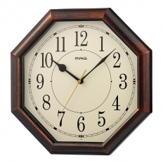 インテリア八角電波時計