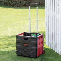 〈キャプテンスタッグ〉ボックス型コンテナキャリー