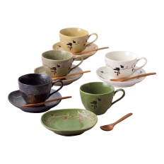 コーヒーカップ&ソーサー 5客揃