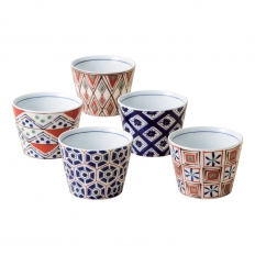 〈美濃焼〉そばちょこ5客揃