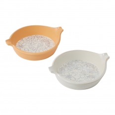 〈美濃焼〉花唐草 アヒージョ鍋2個セット