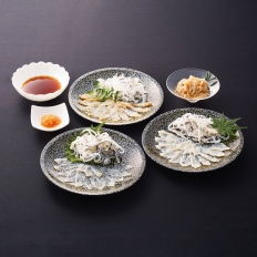 ふぐ刺身 味くらべセット